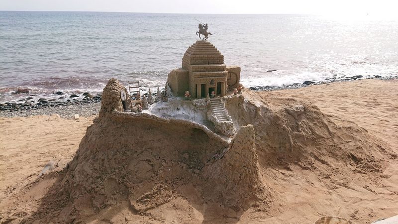 Sand Castle in the Sand (Gran Canaria, Spanien)
