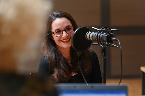 [Translate to Englisch:] Victoria Lunz Absolventen Podcast JKU 